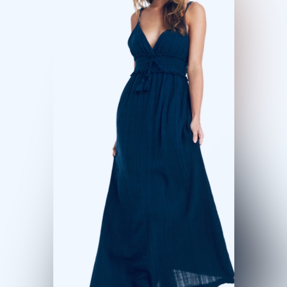 Chic Navy Maxi Dress